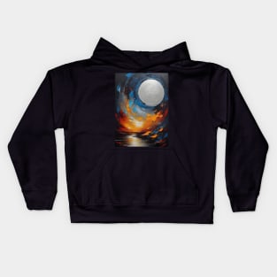 Autumn Dances under the Silver Moon Kids Hoodie